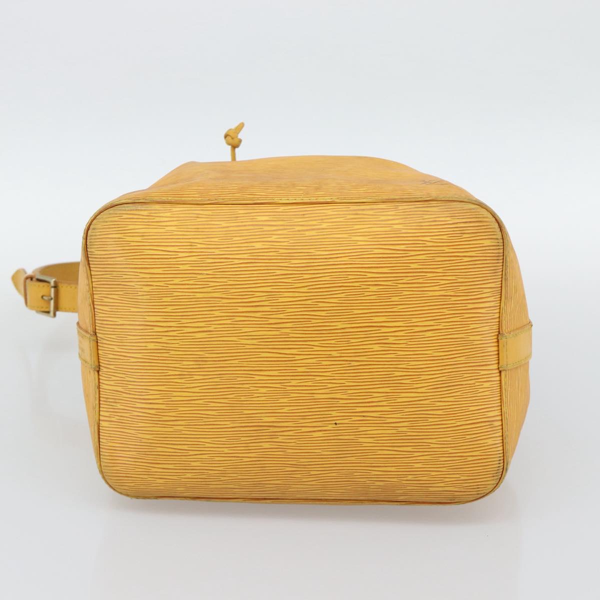 LOUIS VUITTON Epi Petit Noe Shoulder Bag Tassili Yellow M44109 LV Auth BA14160