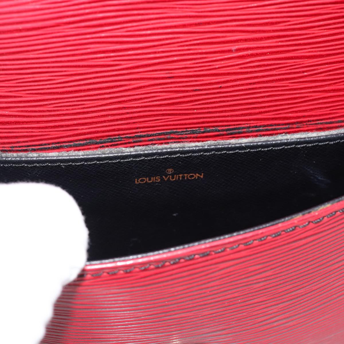 LOUIS VUITTON Epi Saint Cloud PM Shoulder Bag Red M52217 LV Auth BA14161