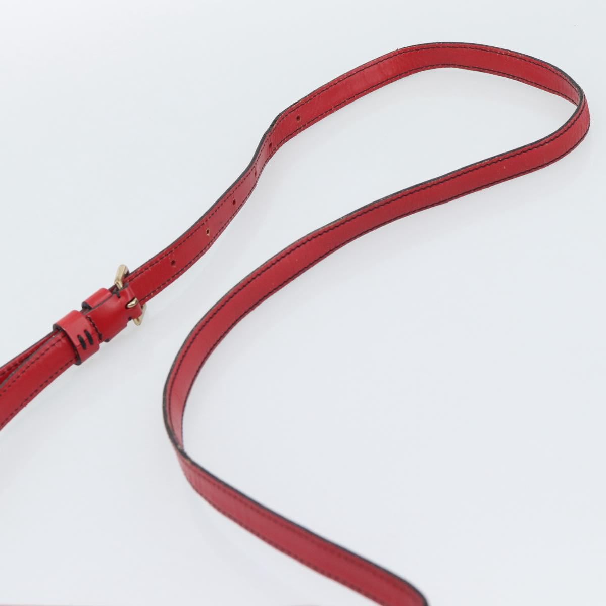 LOUIS VUITTON Epi Saint Cloud PM Shoulder Bag Red M52217 LV Auth BA14161