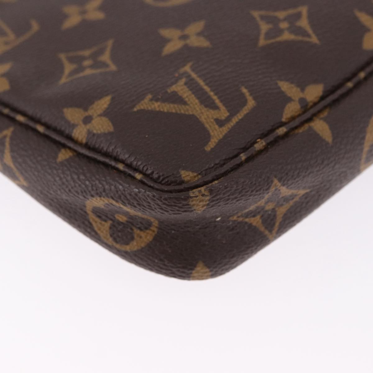 LOUIS VUITTON Monogram Pochette Accessoires Pouch M51980 LV Auth BA14168