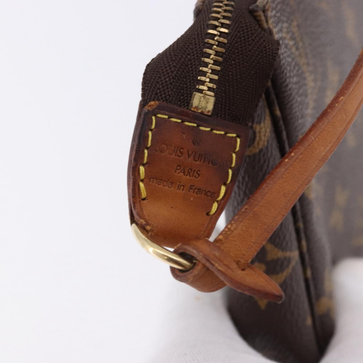 LOUIS VUITTON Monogram Pochette Accessoires Pouch M51980 LV Auth BA14168