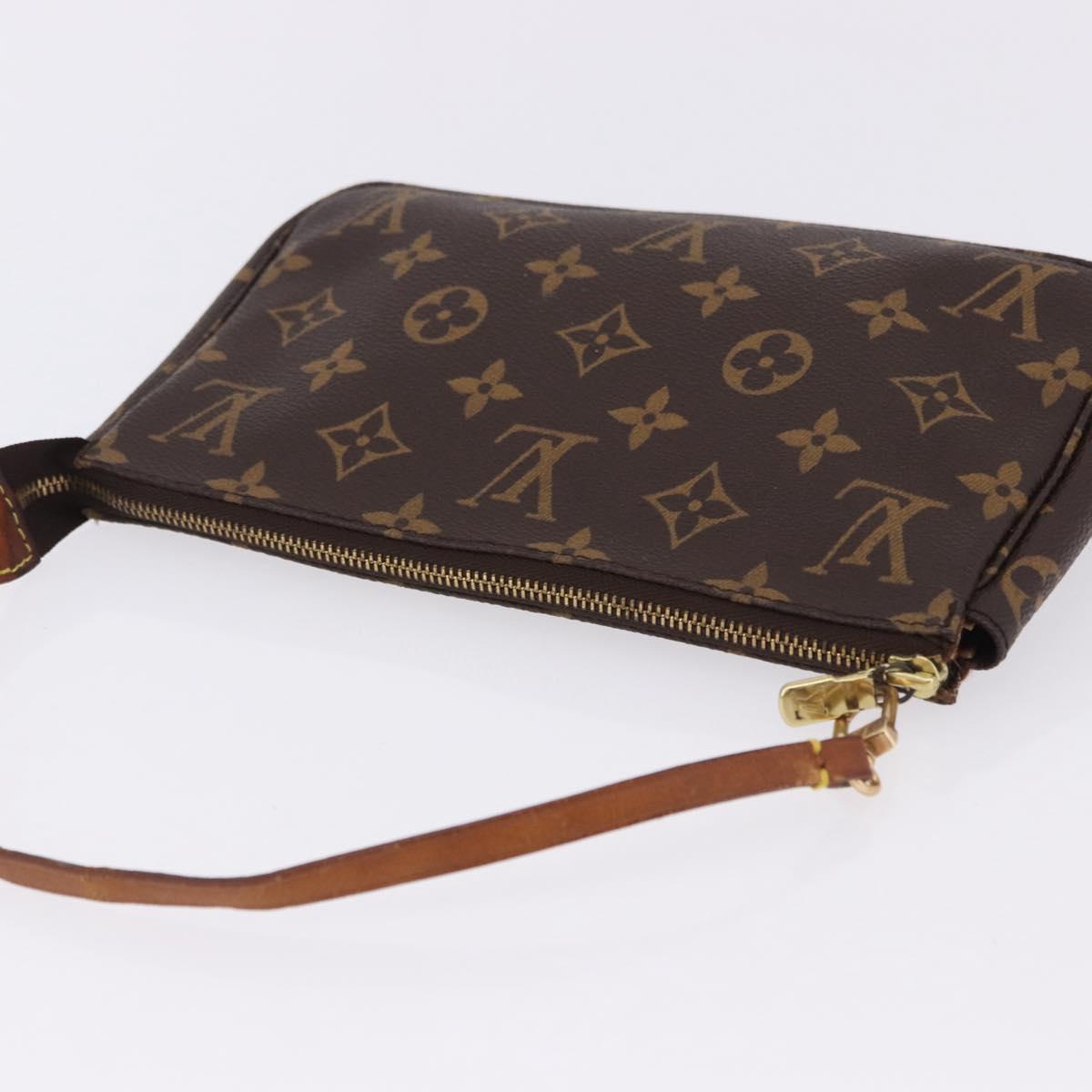 LOUIS VUITTON Monogram Pochette Accessoires Pouch M51980 LV Auth BA14168