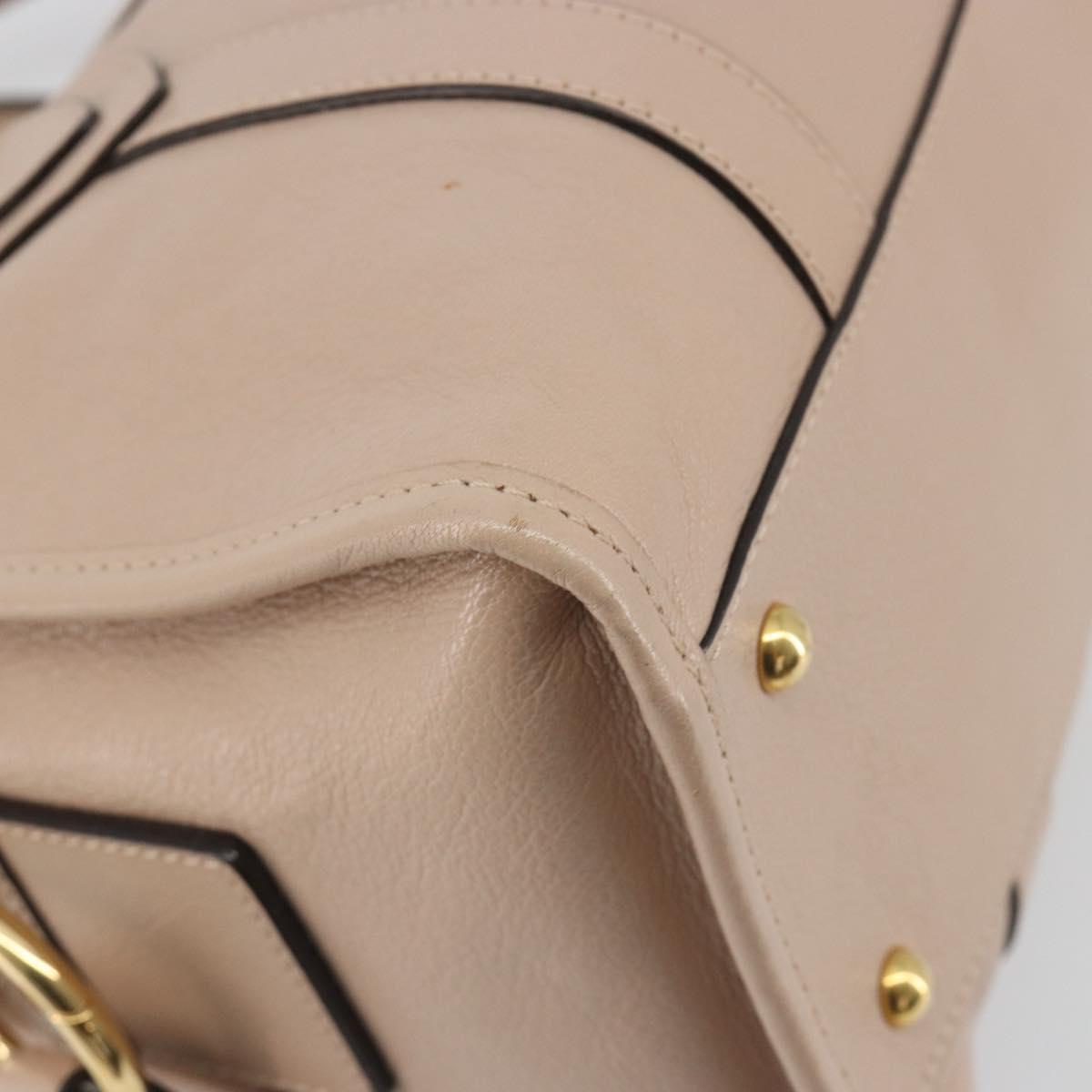 Marc Jacobs Shoulder Bag Leather 2way Pink Gold Auth BA14169A
