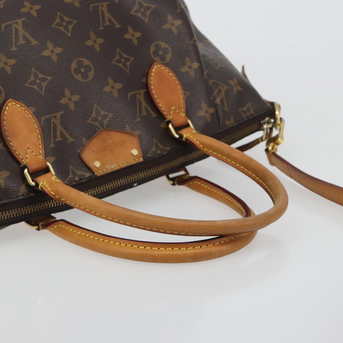 LOUIS VUITTON Monogram Turen MM Hand Bag 2way M48814 LV Auth BA14174