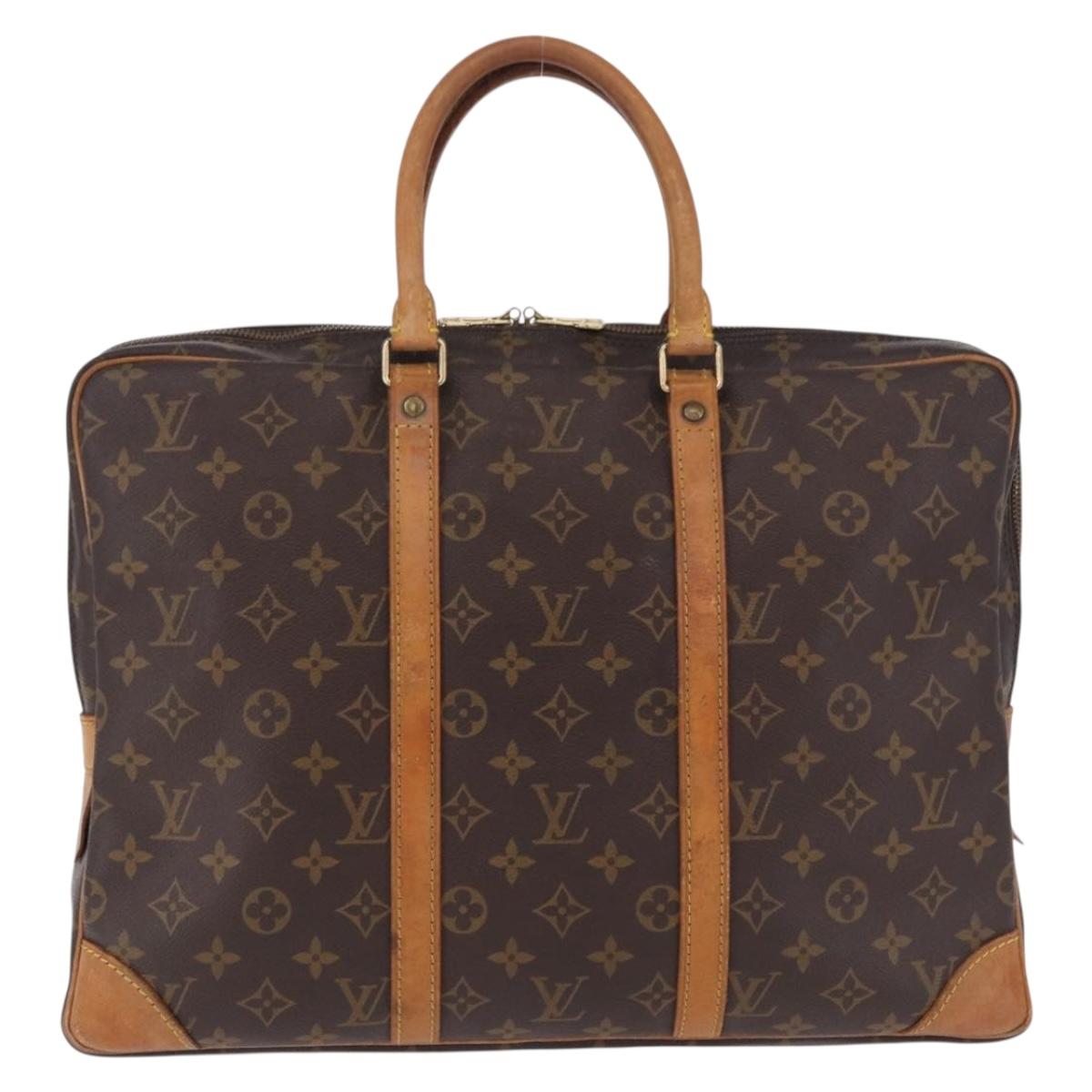 LOUIS VUITTON Monogram Porte Documents Voyage Business Bag M53361 Auth BA14175