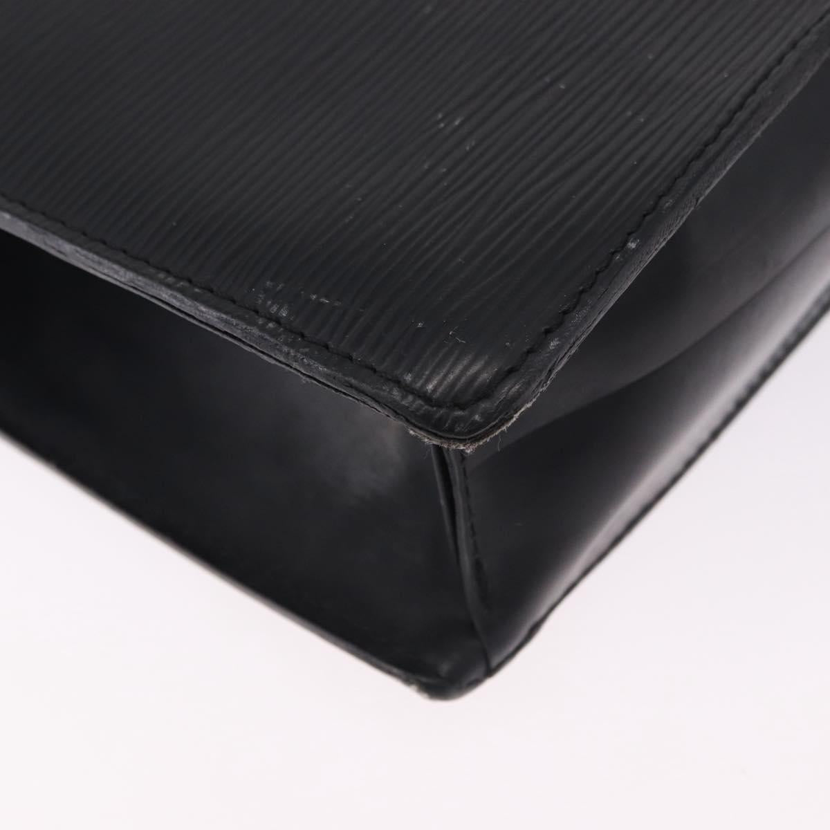 LOUIS VUITTON Epi Monceau 28 Hand Bag Black M52122 LV Auth BA14177