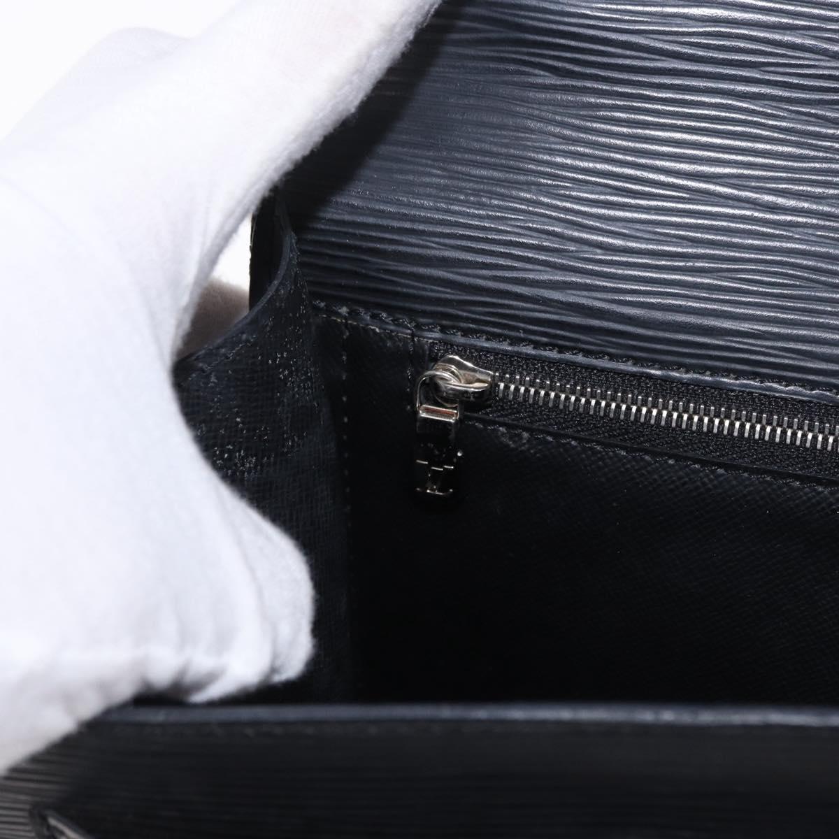 LOUIS VUITTON Epi Monceau 28 Hand Bag Black M52122 LV Auth BA14177
