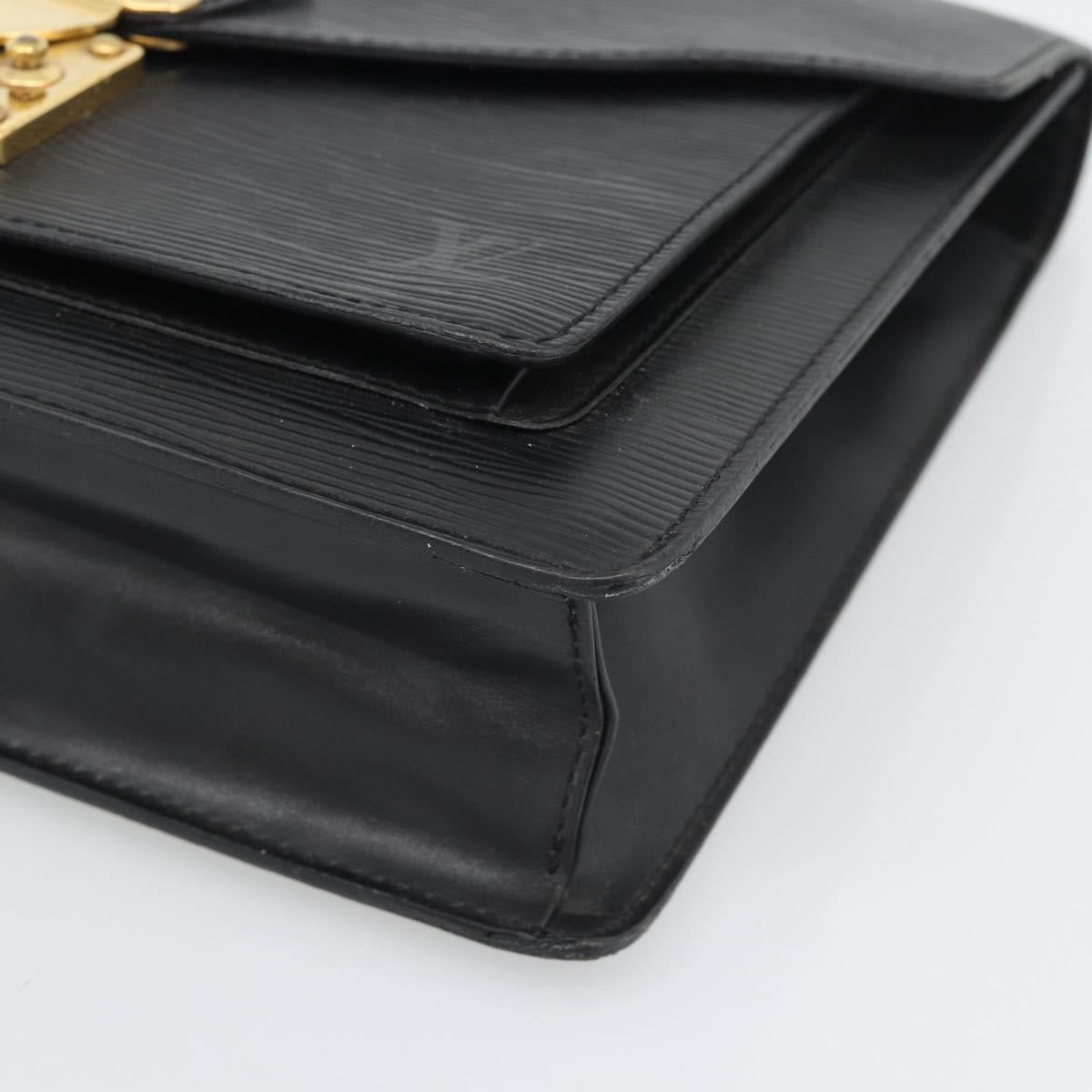 LOUIS VUITTON Epi Monceau 28 Hand Bag Black M52122 LV Auth BA14189