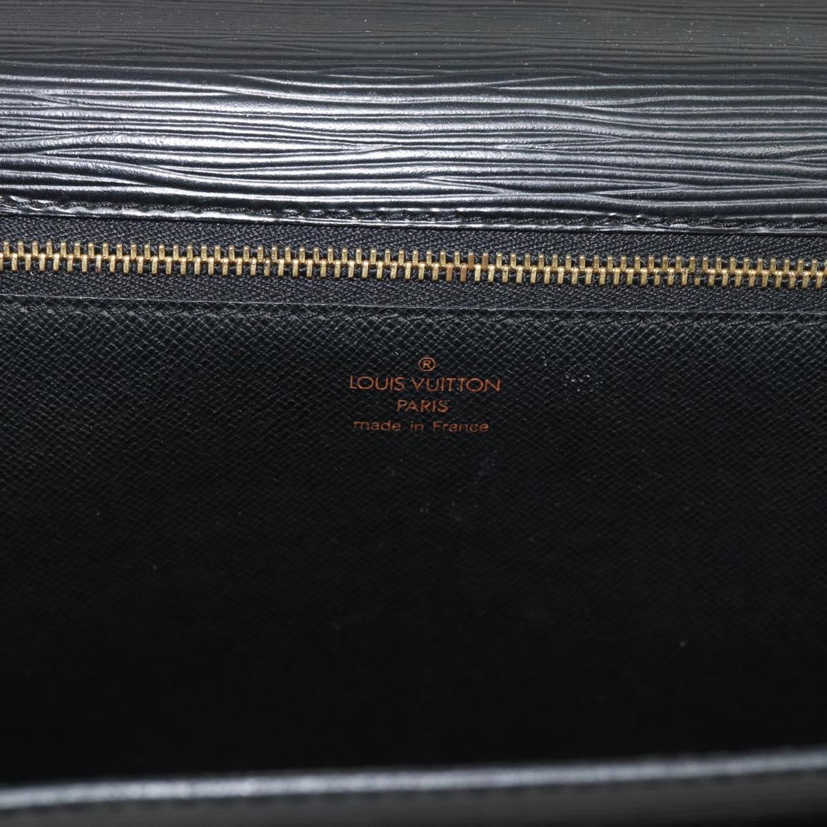 LOUIS VUITTON Epi Monceau 28 Hand Bag Black M52122 LV Auth BA14189