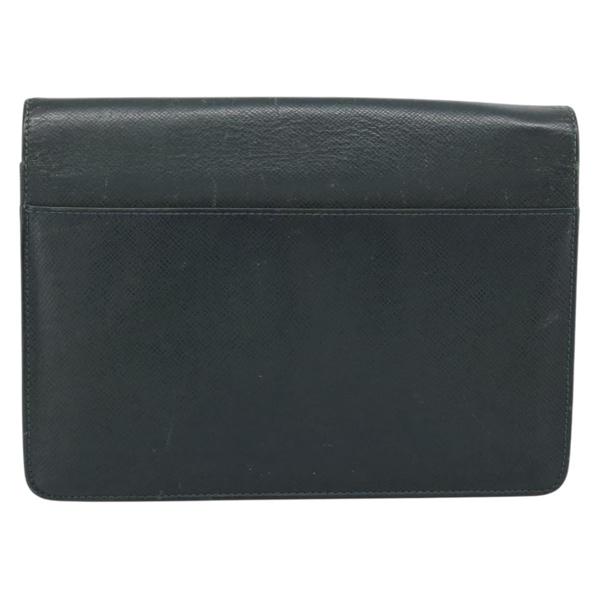 LOUIS VUITTON Taiga Pochette Kourad Clutch Bag Epicea M30194 LV Auth BA14197