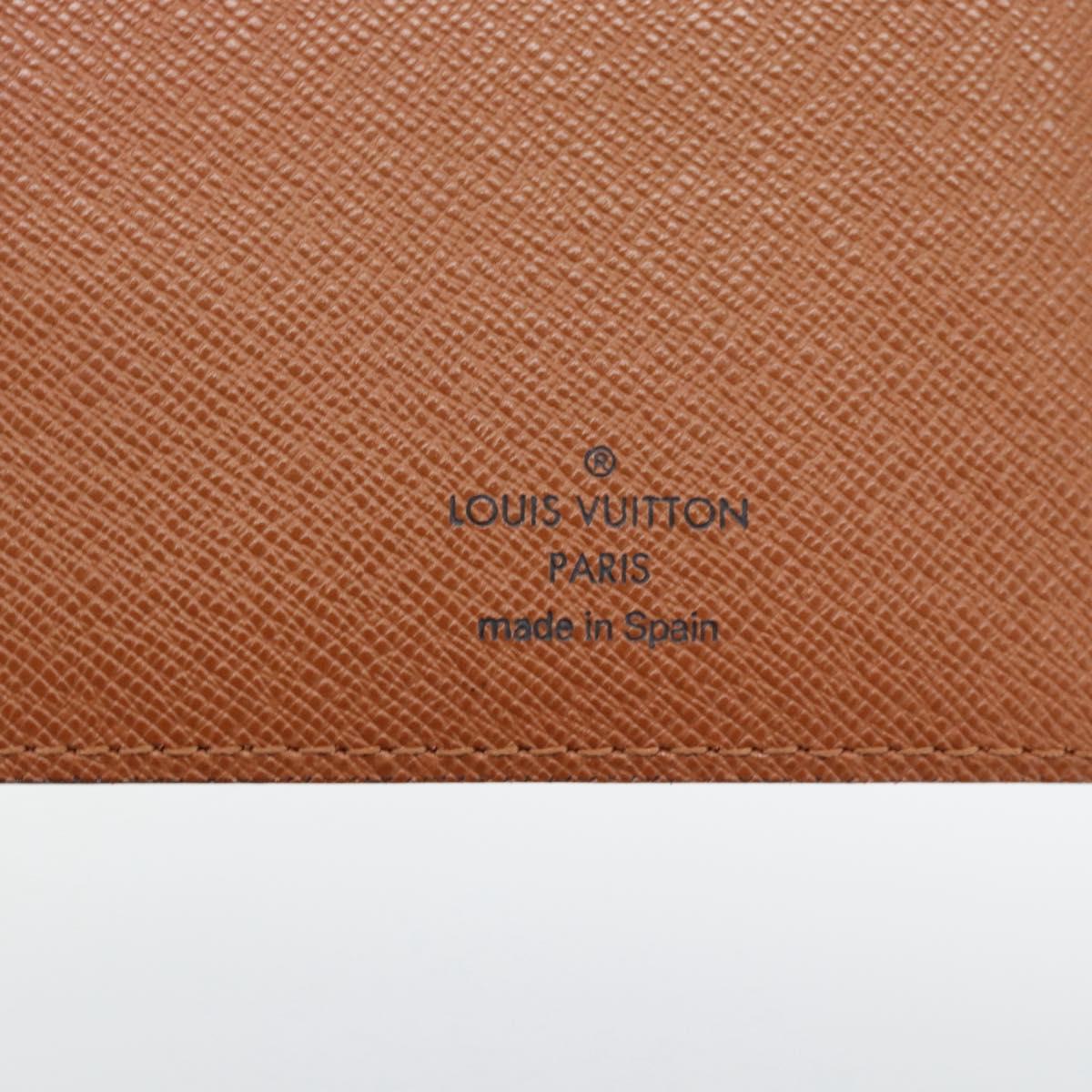 LOUIS VUITTON Monogram Porte Valeurs Cartes Credit Wallet M61823 LV Auth BA14220