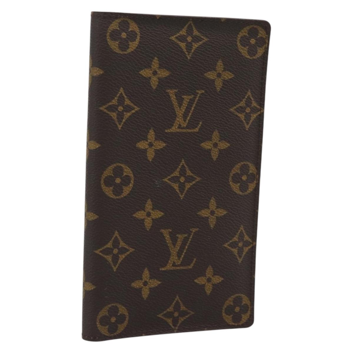 LOUIS VUITTON Monogram Porte Valeurs Cartes Credit Wallet M61823 LV Auth BA14220