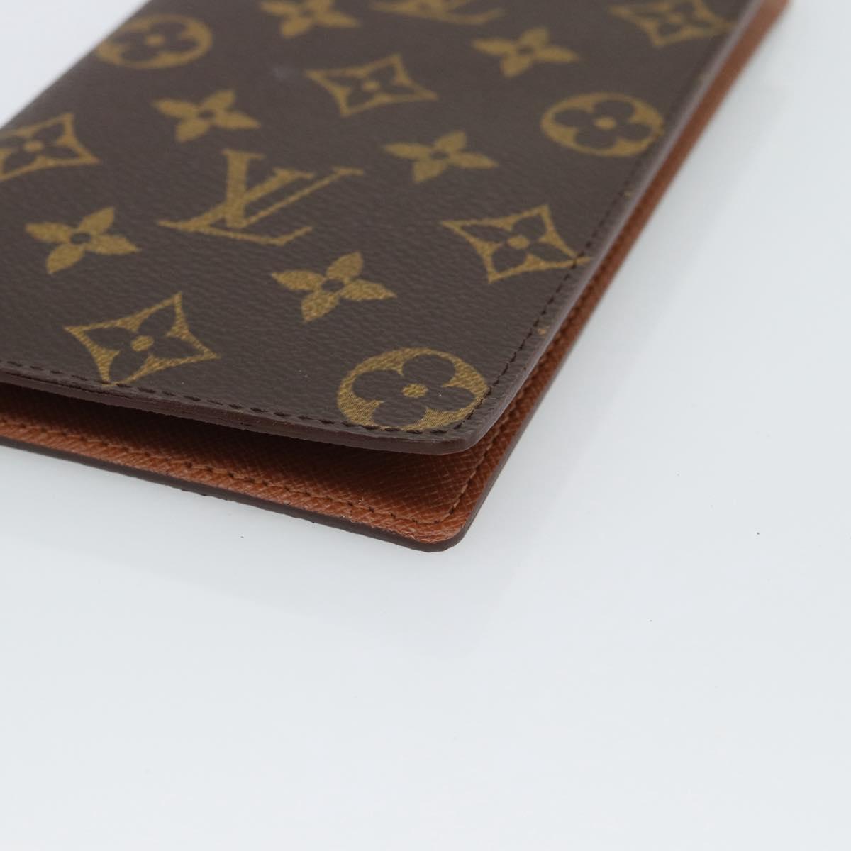 LOUIS VUITTON Monogram Porte Valeurs Cartes Credit Wallet M61823 LV Auth BA14220