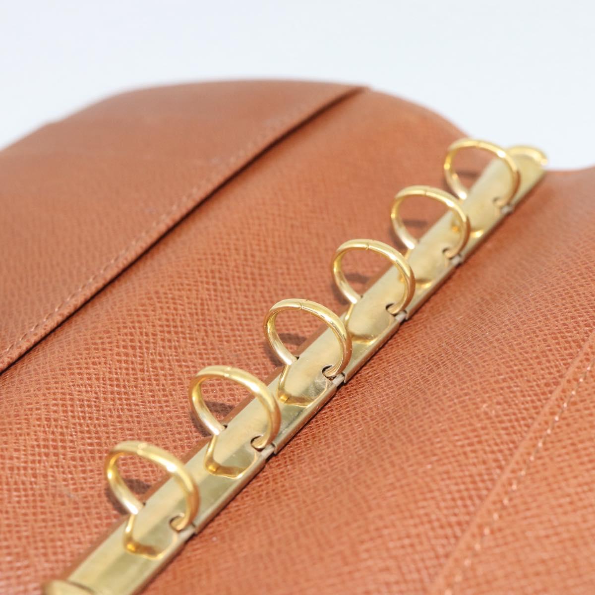 LOUIS VUITTON Monogram Agenda PM Day Planner Cover R20005 LV Auth BA14221