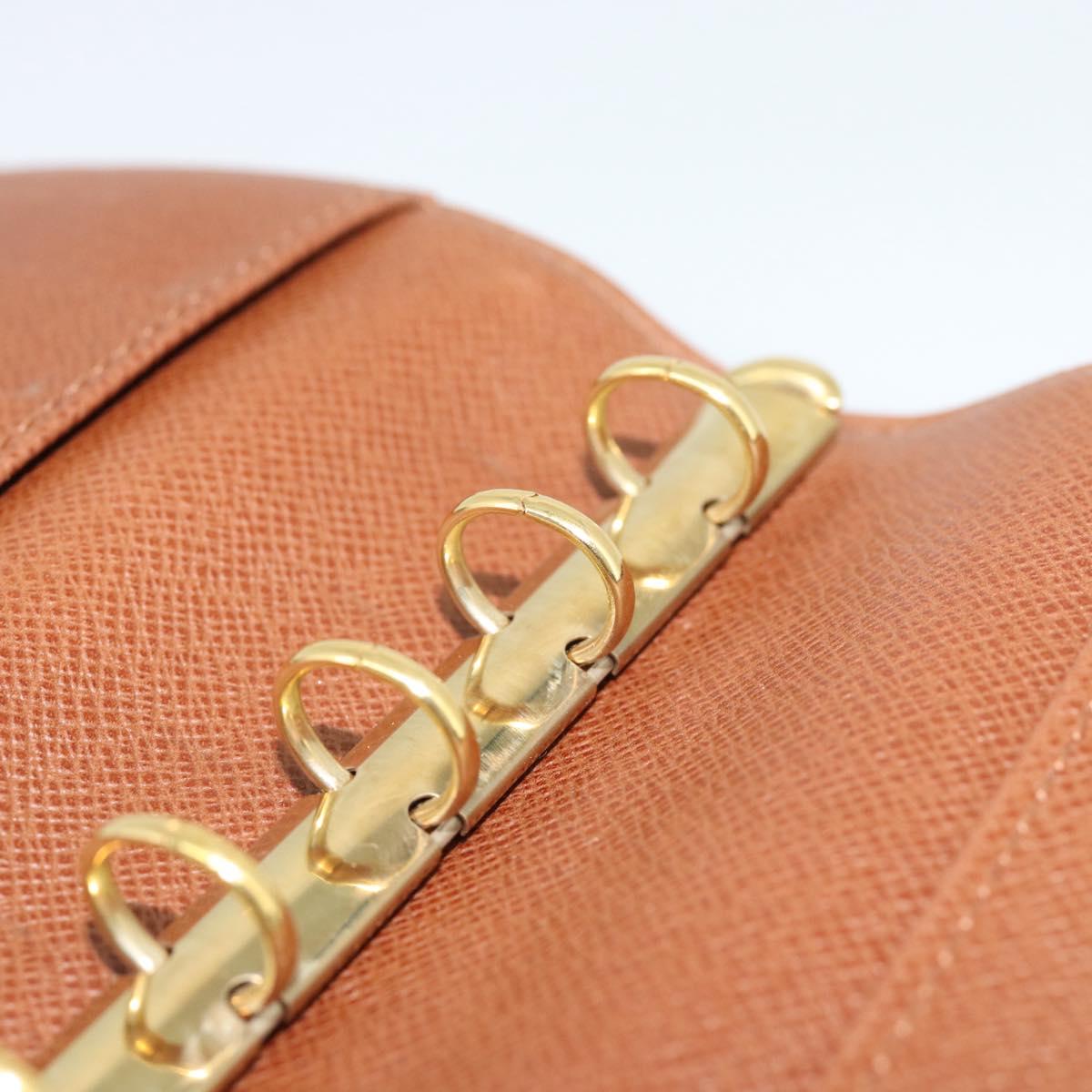 LOUIS VUITTON Monogram Agenda PM Day Planner Cover R20005 LV Auth BA14221