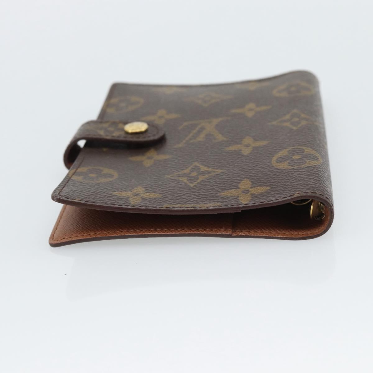 LOUIS VUITTON Monogram Agenda PM Day Planner Cover R20005 LV Auth BA14221