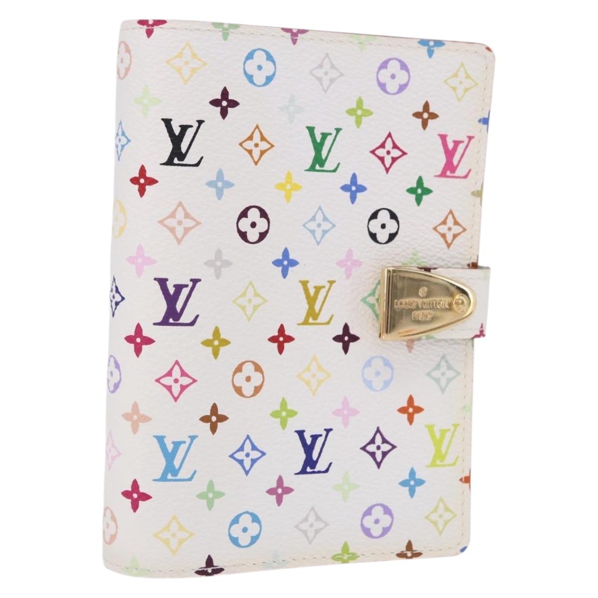LOUIS VUITTON Multicolor Agenda Partonaire PM Planner Cover R21059 Auth BA14222V