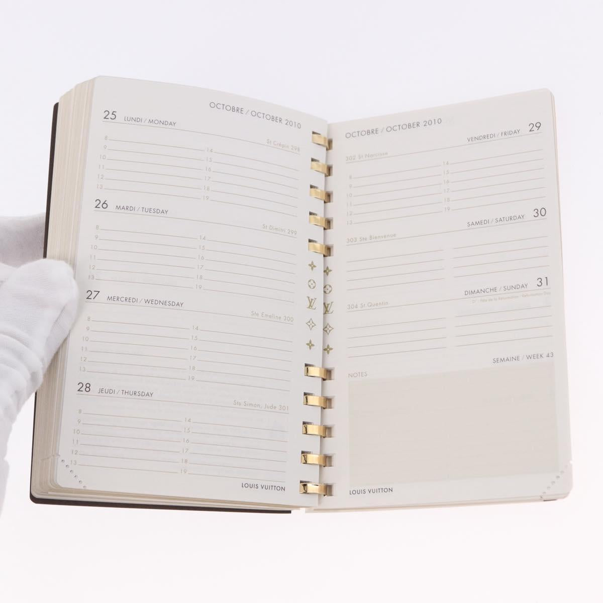 LOUIS VUITTON Multicolor Agenda Partonaire PM Planner Cover R21059 Auth BA14222V