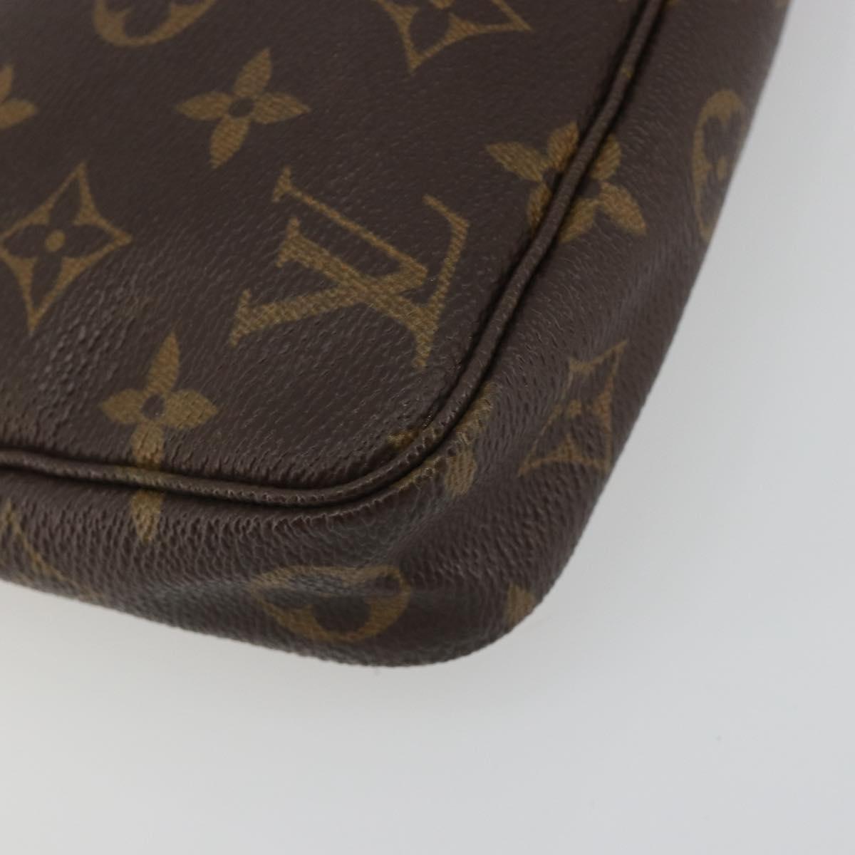 LOUIS VUITTON Monogram Pochette Accessoires Pouch M51980 LV Auth BA14229