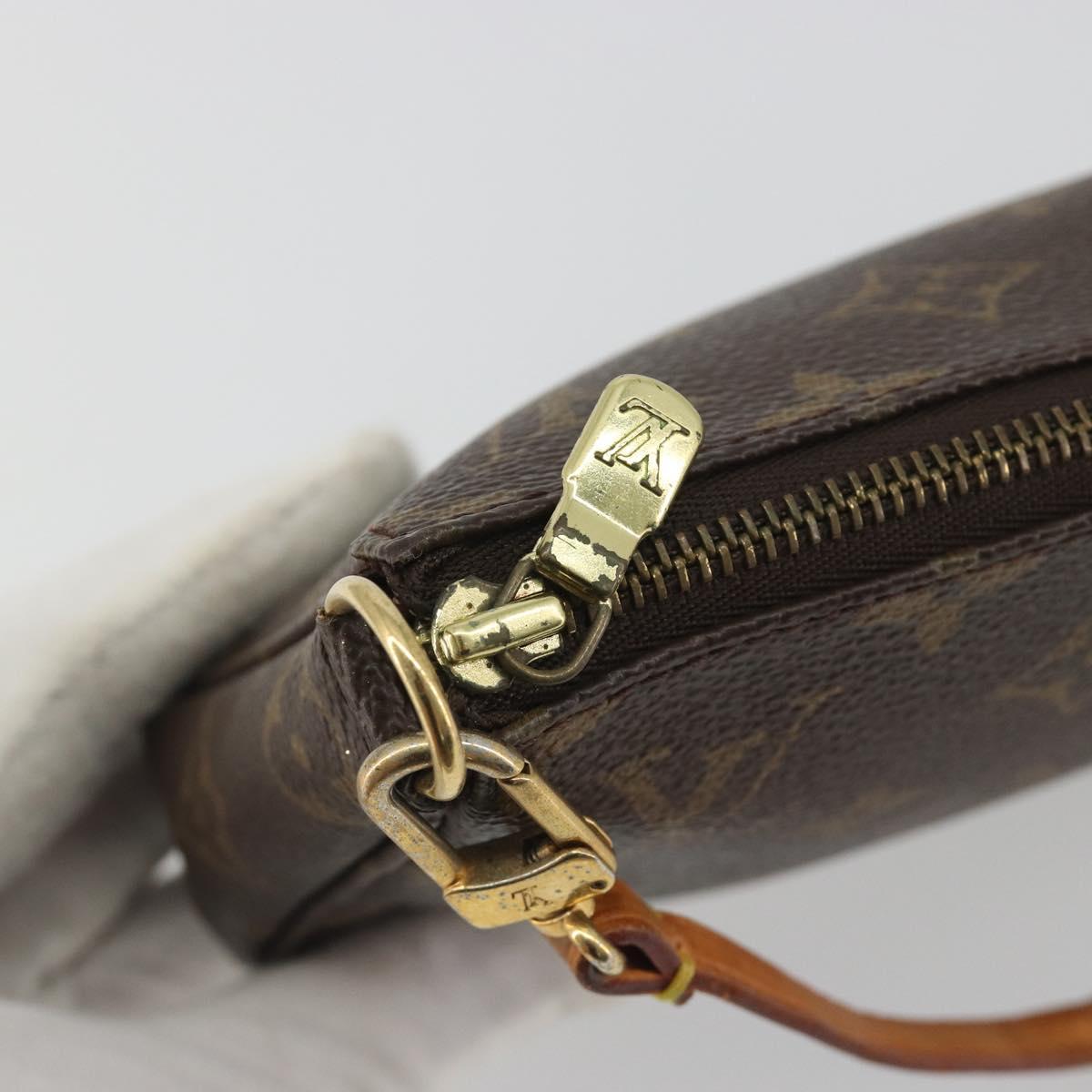 LOUIS VUITTON Monogram Pochette Accessoires Pouch M51980 LV Auth BA14229