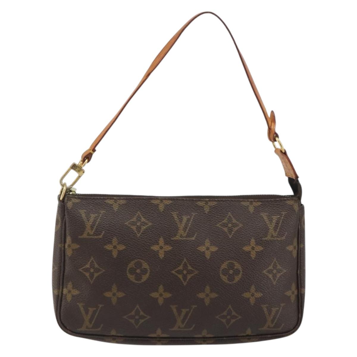 LOUIS VUITTON Monogram Pochette Accessoires Pouch M51980 LV Auth BA14229