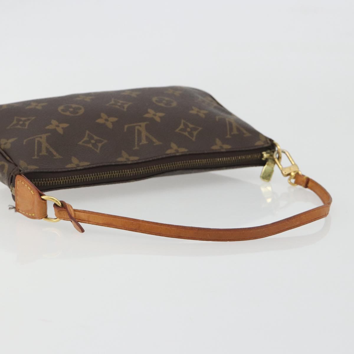 LOUIS VUITTON Monogram Pochette Accessoires Pouch M51980 LV Auth BA14229