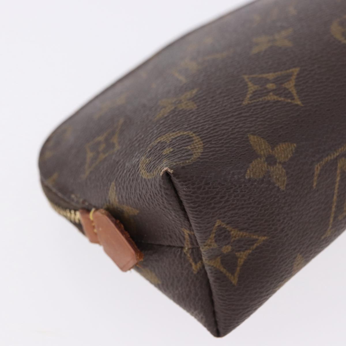 LOUIS VUITTON Monogram Pochette Cosmetic PM Cosmetic Pouch M47515 Auth BA14231