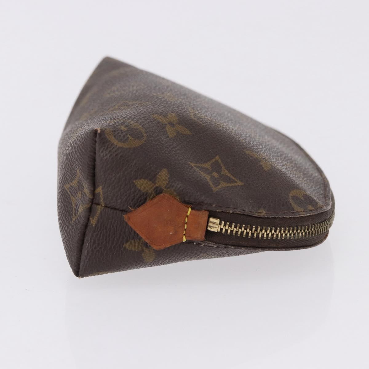 LOUIS VUITTON Monogram Pochette Cosmetic PM Cosmetic Pouch M47515 Auth BA14231