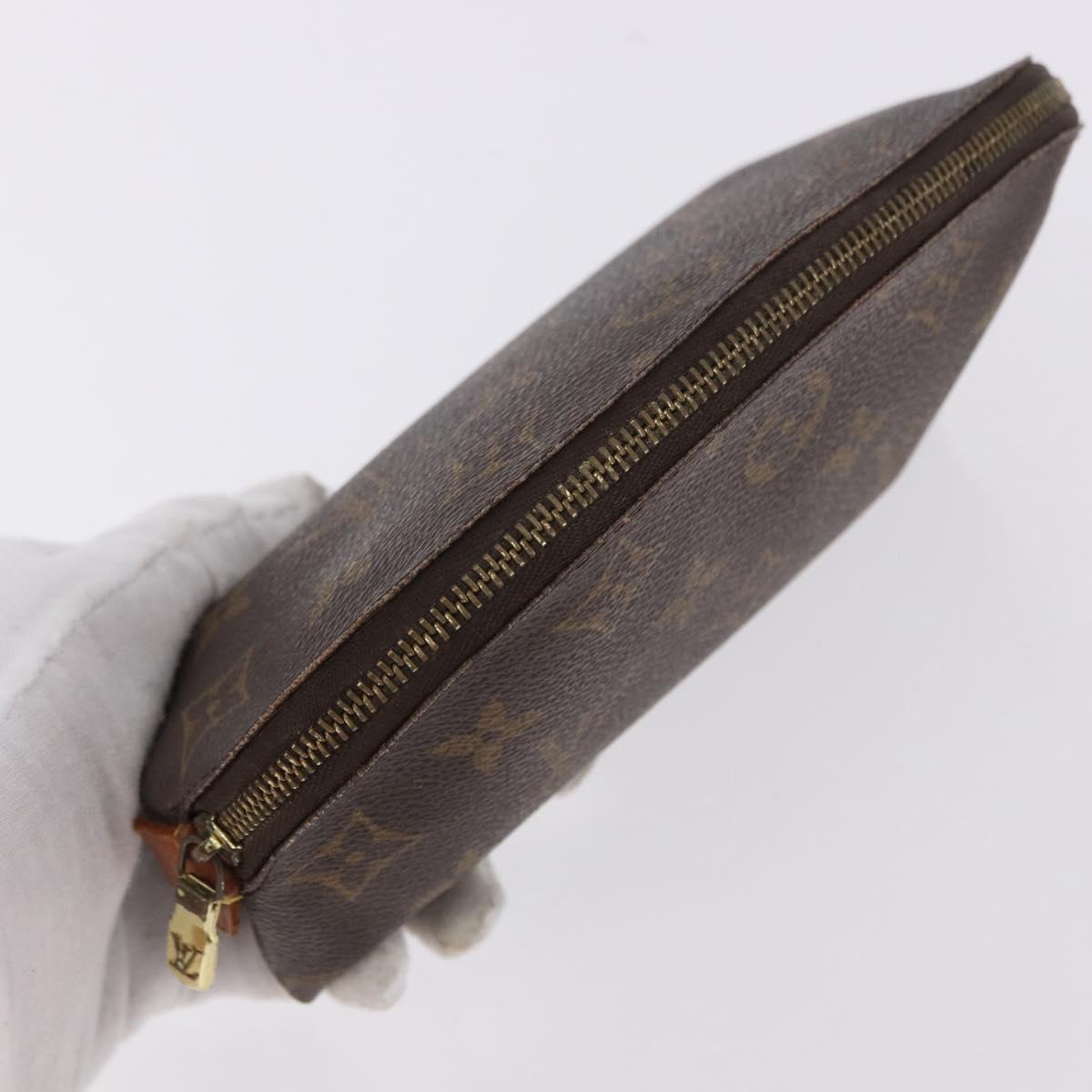 LOUIS VUITTON Monogram Pochette Cosmetic PM Cosmetic Pouch M47515 Auth BA14231