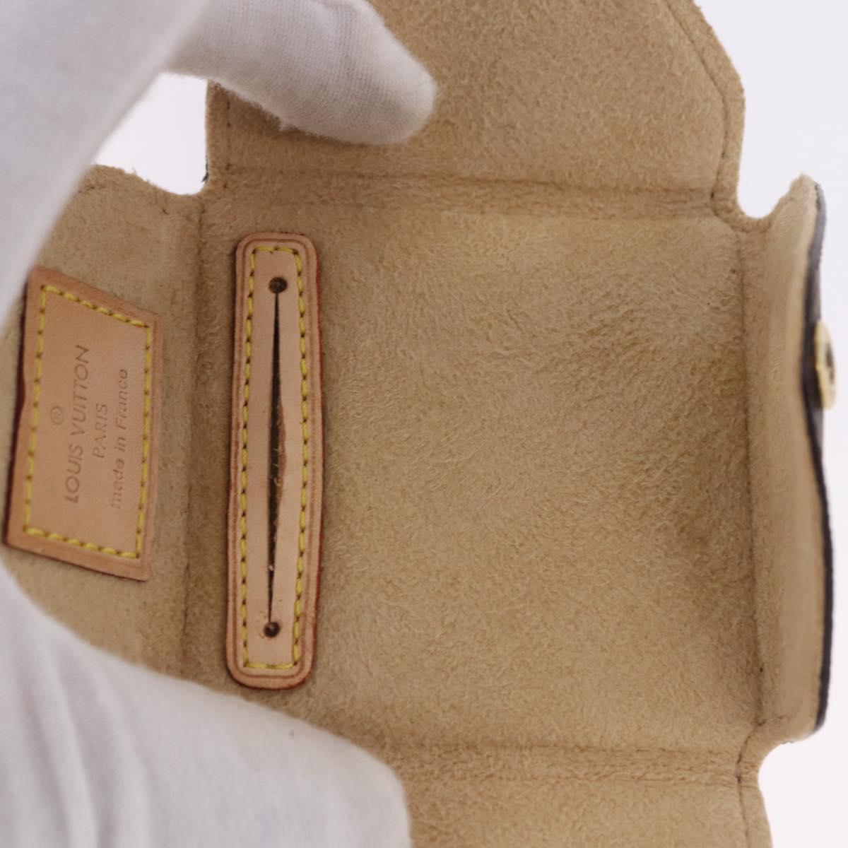 LOUIS VUITTON Monogram Accessory Case LV Auth BA14233