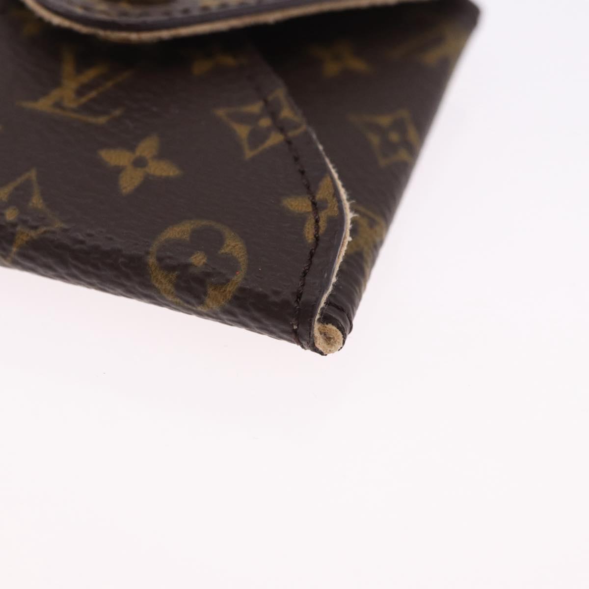 LOUIS VUITTON Monogram Accessory Case LV Auth BA14233