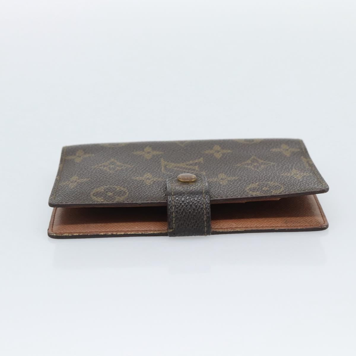 LOUIS VUITTON Monogram Agenda PM Day Planner Cover R20005 LV Auth BA14235