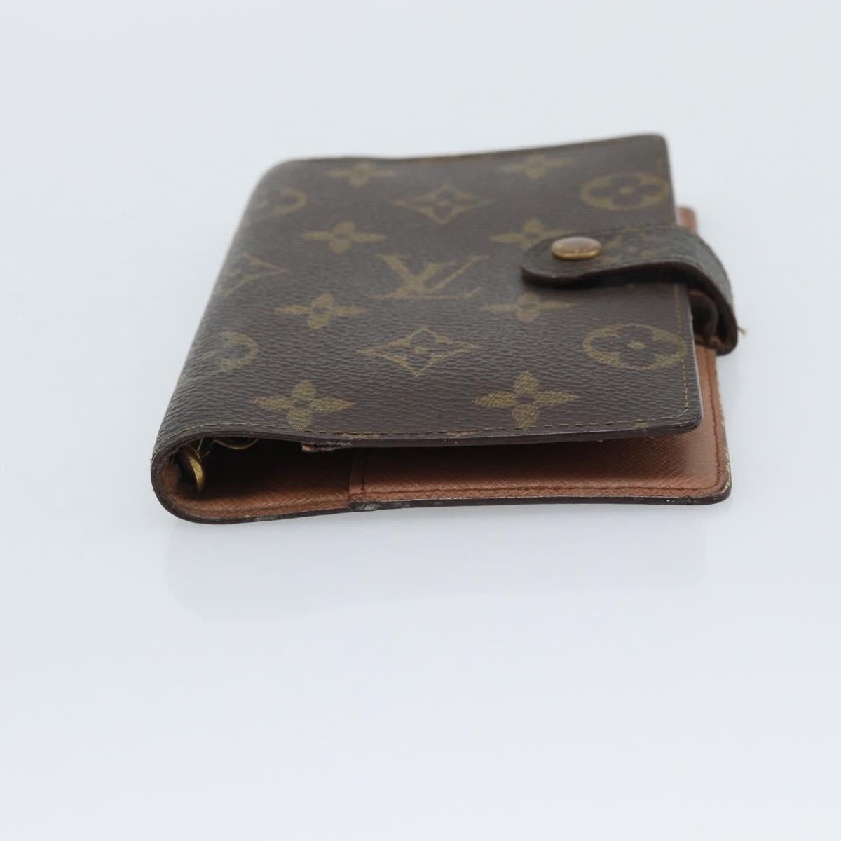 LOUIS VUITTON Monogram Agenda PM Day Planner Cover R20005 LV Auth BA14235