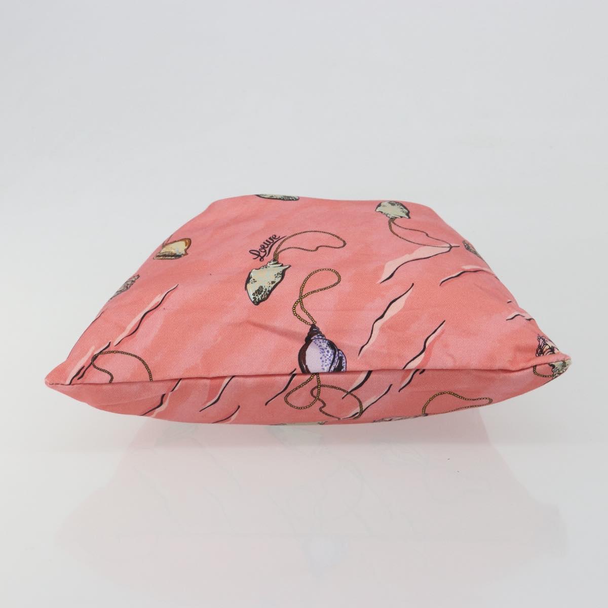 LOEWE Purse Hand Bag Canvas Pink Auth BA14239A