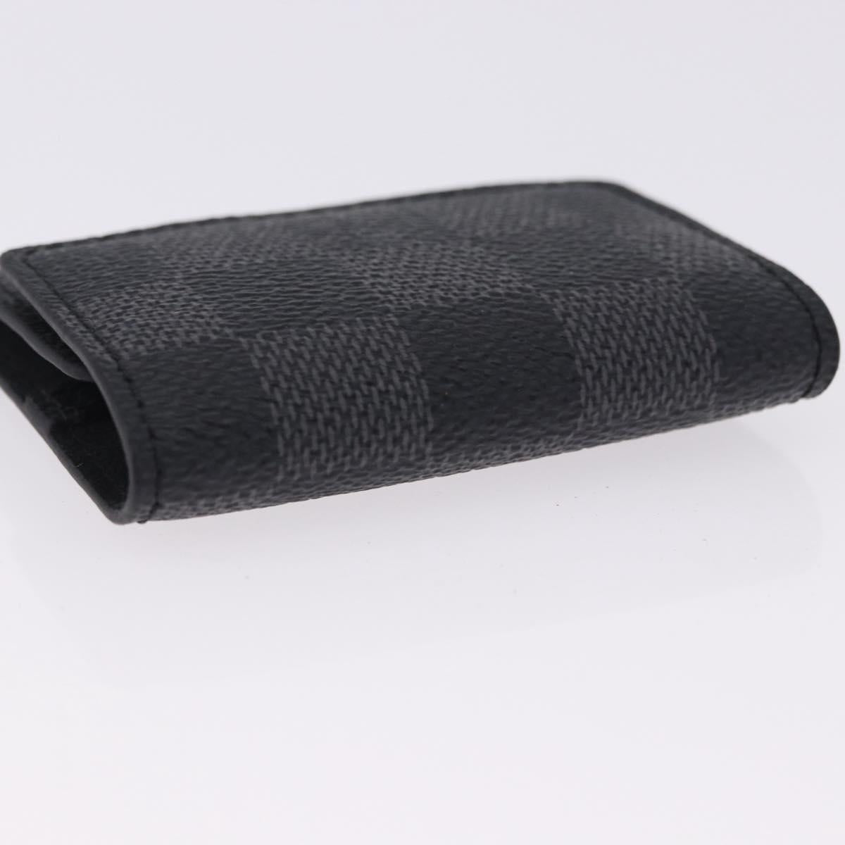 LOUIS VUITTON Damier Grafitte Bouton de Manchette Case Cuff Case LV Auth BA14247