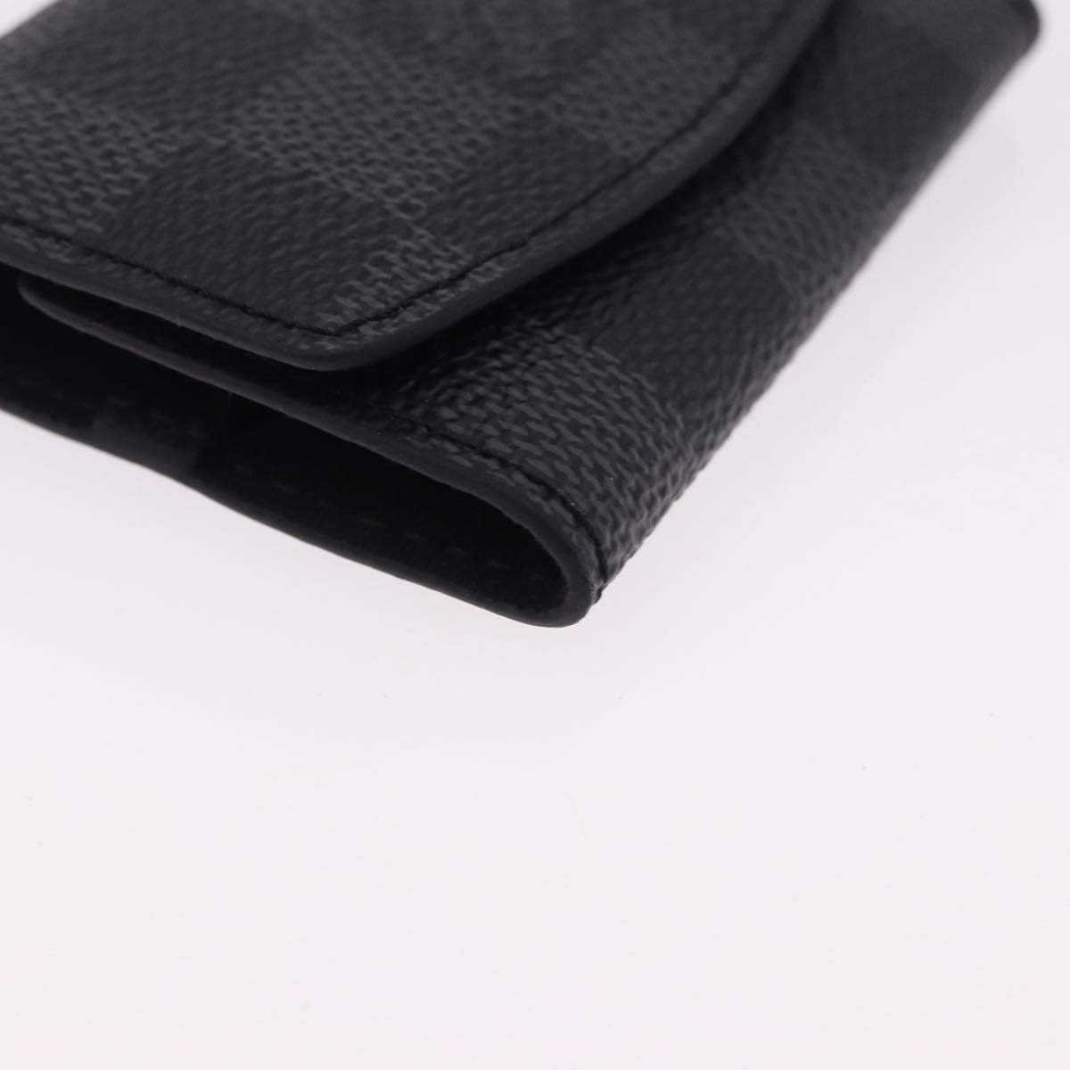LOUIS VUITTON Damier Grafitte Bouton de Manchette Case Cuff Case LV Auth BA14247