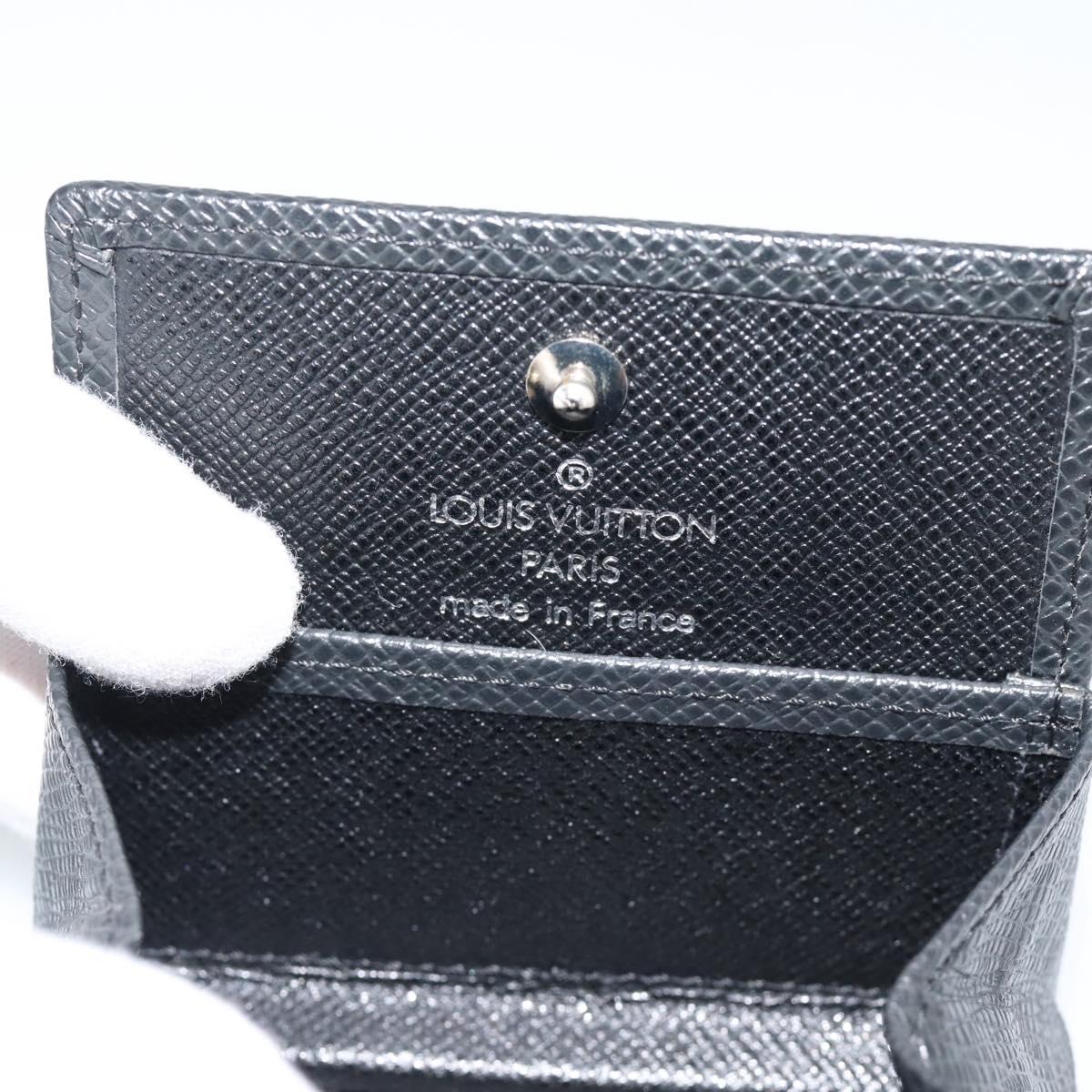 LOUIS VUITTON Epi Porte Monnaie Boite Coin Purse Ardoise M30382 LV Auth BA14248V