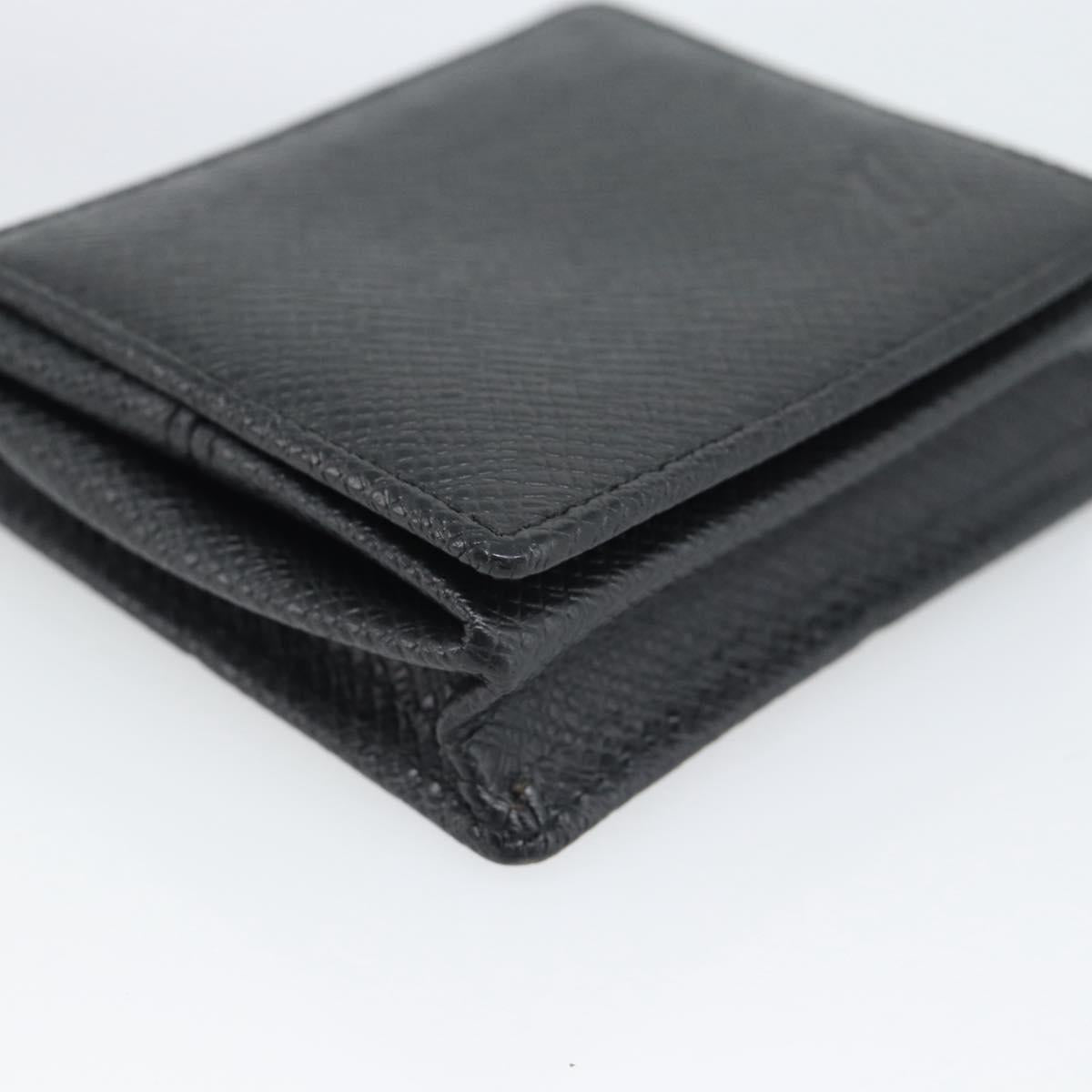 LOUIS VUITTON Epi Porte Monnaie Boite Coin Purse Ardoise M30382 LV Auth BA14248V