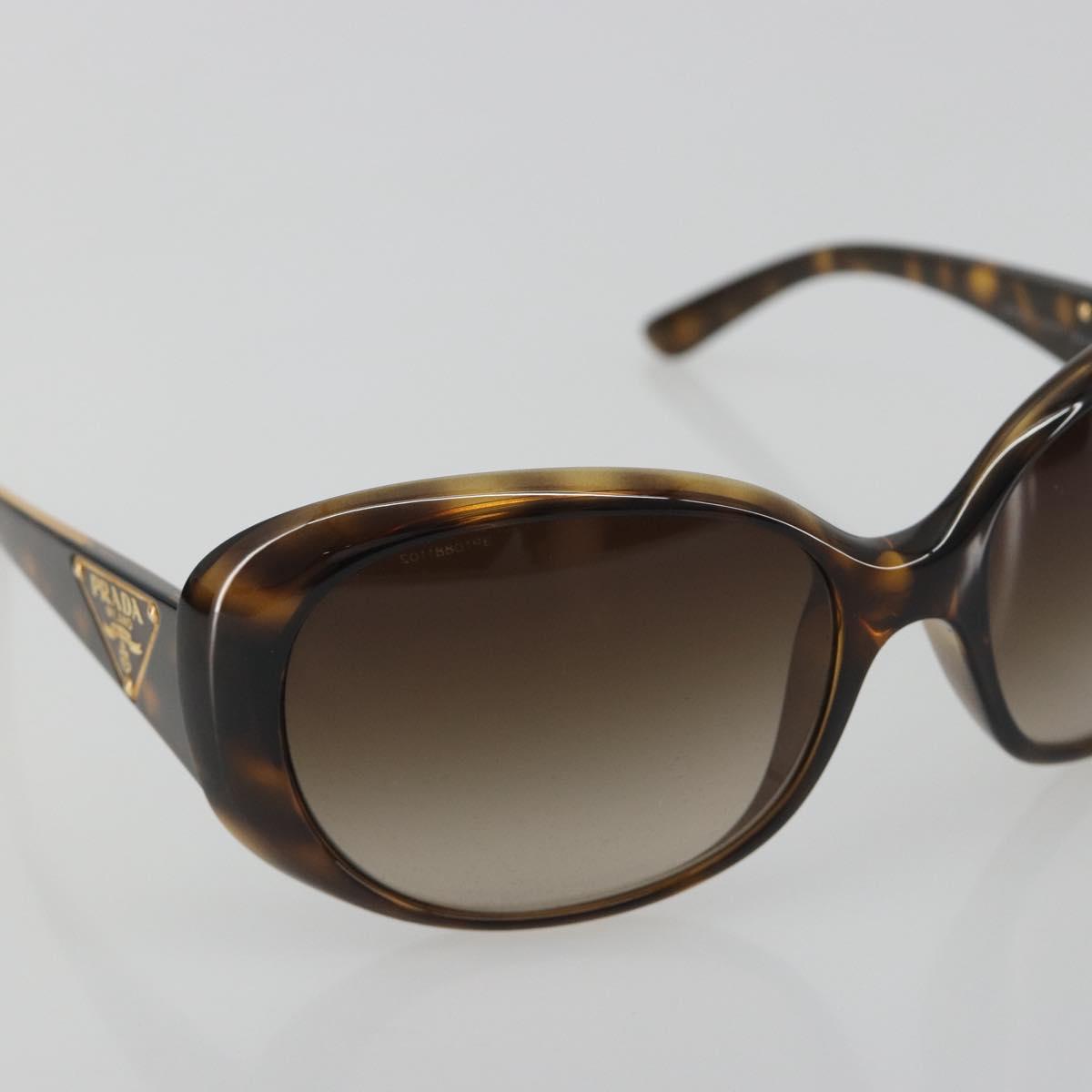 PRADA Tortoise Pattern Sunglasses Plastic Brown Gold Auth BA14251V