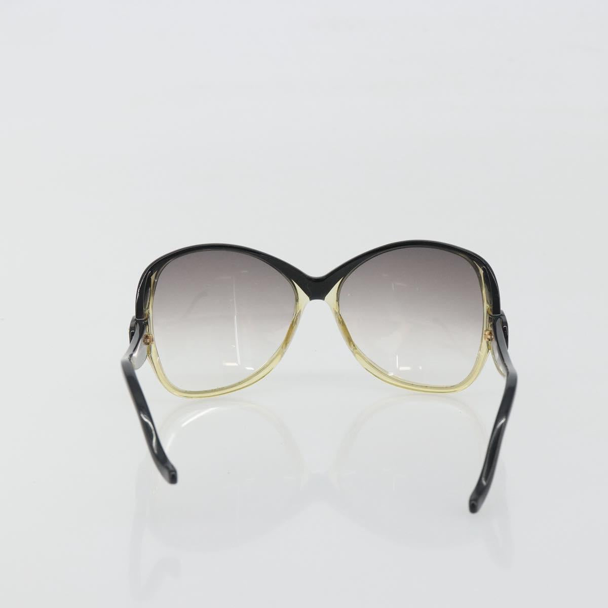 BALENCIAGA Sunglasses Plastic Black Gold Auth BA14253A