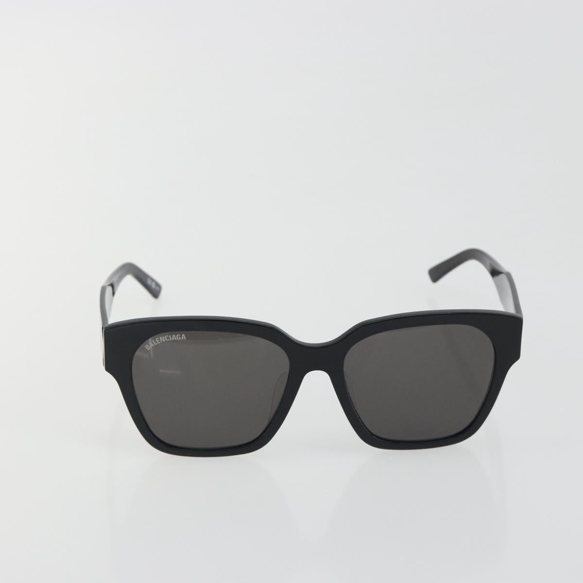 BALENCIAGA Sunglasses Plastic Black Auth BA14254V