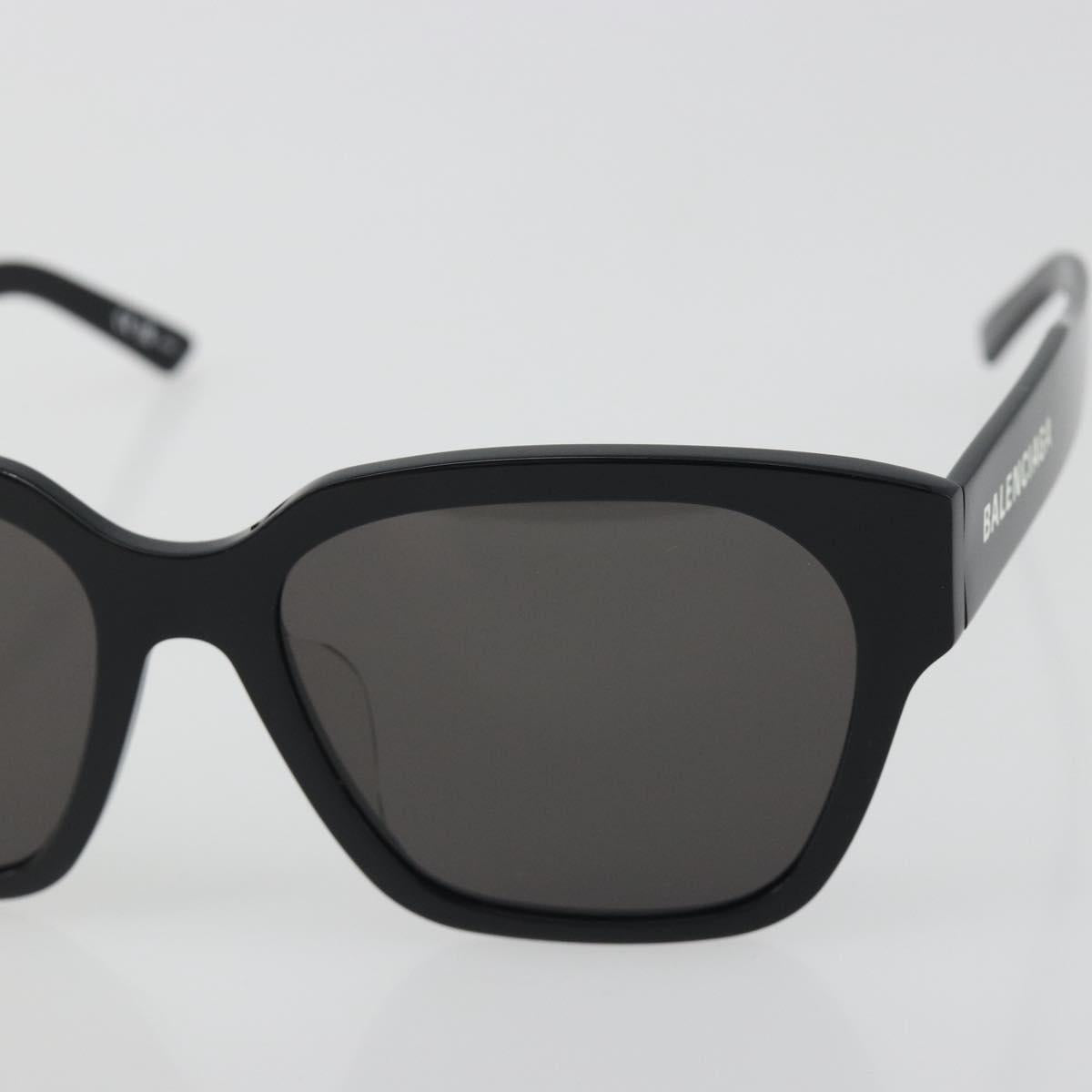 BALENCIAGA Sunglasses Plastic Black Auth BA14254V