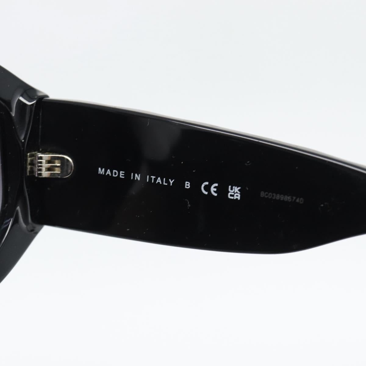 CHANEL Sunglasses Plastic Black CC Auth BA14257M