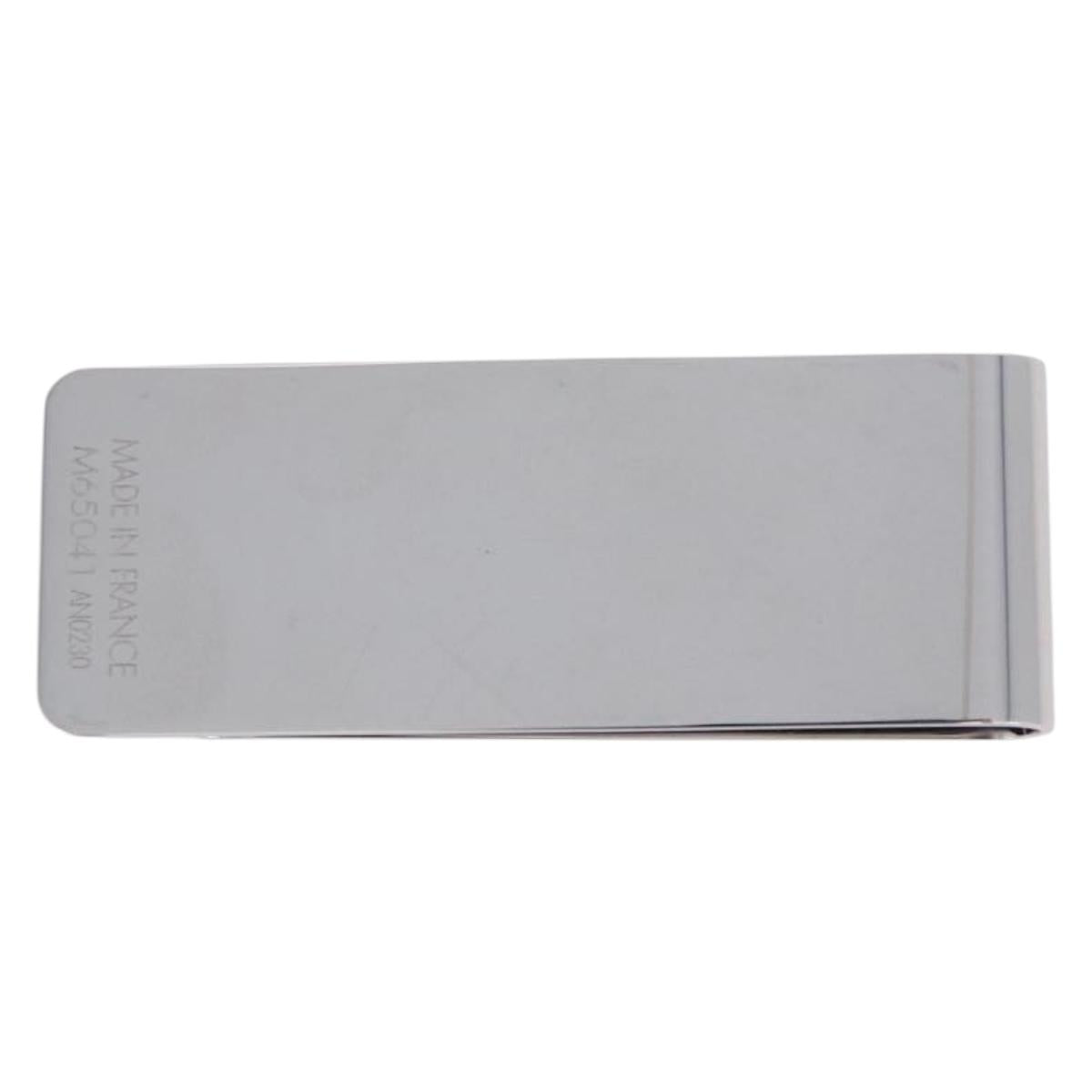 LOUIS VUITTON Steel Bill Clip Champs Elysees Clip Silver M65041 LV Auth BA14265M