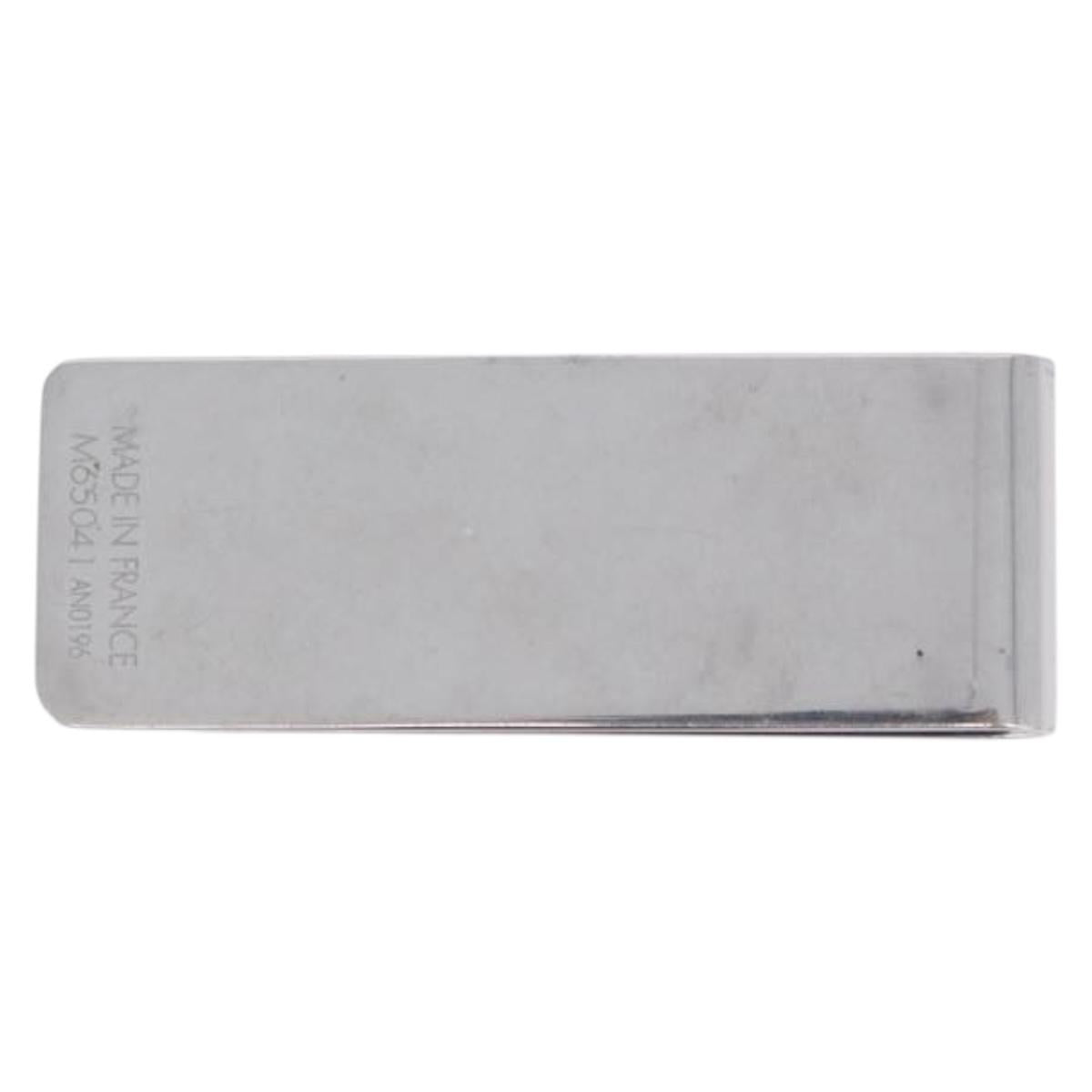 LOUIS VUITTON Steel Bill Clip Champs Elysees Clip Silver M65041 LV Auth BA14266