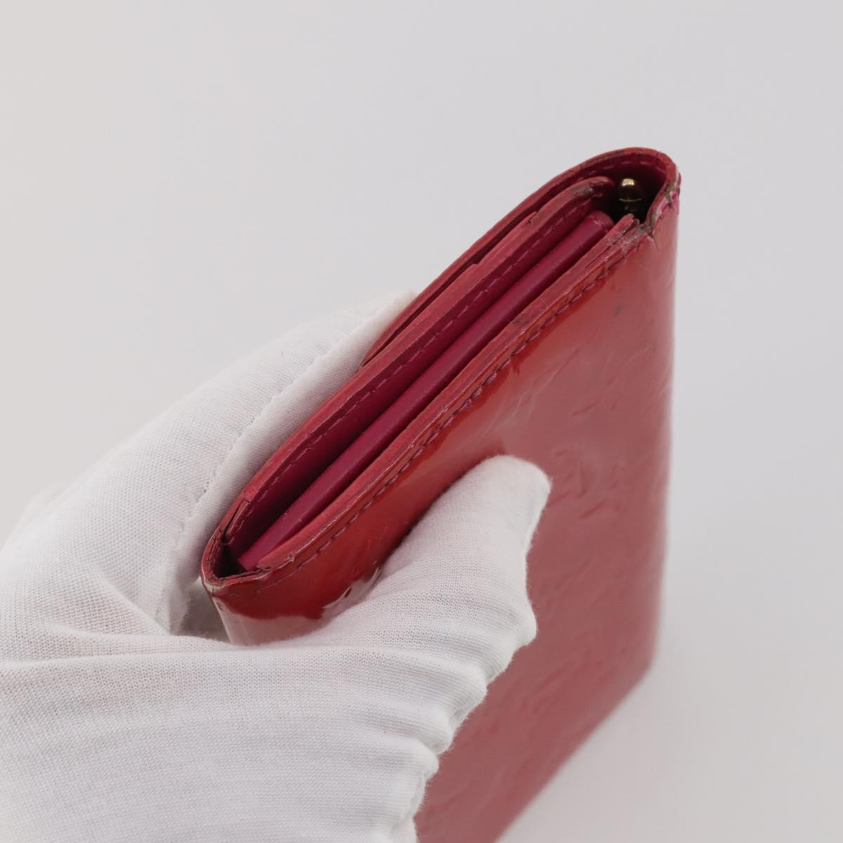 LOUIS VUITTON Monogram Vernis Epi Wallet 4 Set Red Beige Brown LV Auth BA14267