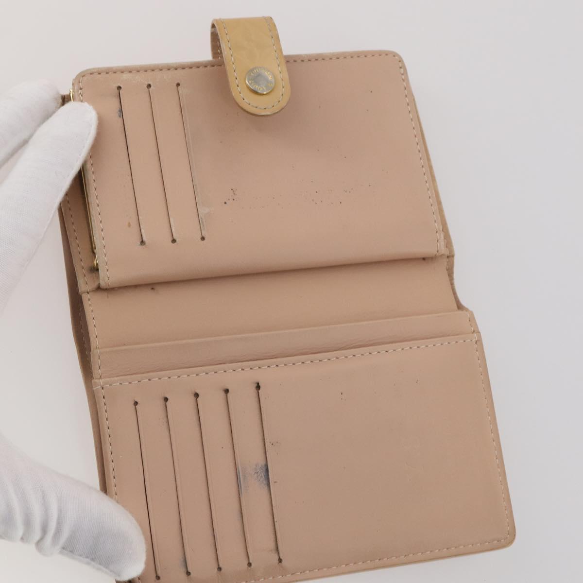 LOUIS VUITTON Monogram Vernis Epi Wallet 4 Set Red Beige Brown LV Auth BA14267