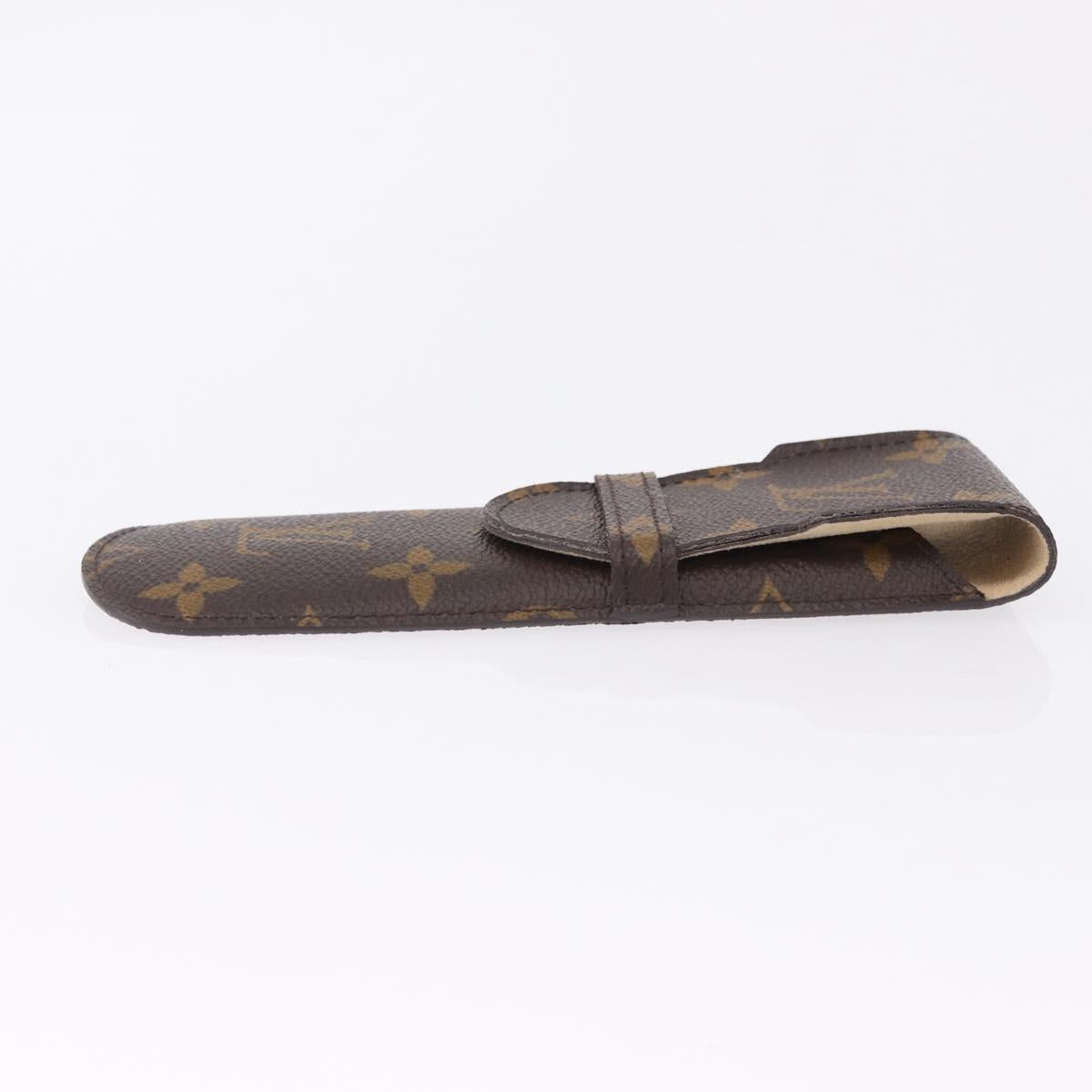 LOUIS VUITTON Monogram Etui Stylo Pen Case M62990 LV Auth BA14269