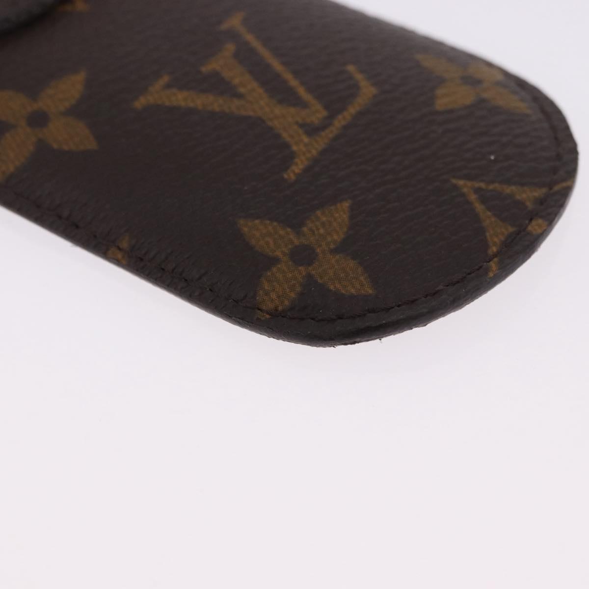LOUIS VUITTON Monogram Etui Stylo Pen Case M62990 LV Auth BA14269