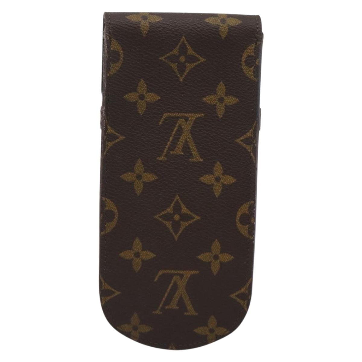LOUIS VUITTON Monogram Etui a Lunettes Rabat Glasses Case M62970 LV Auth BA14270